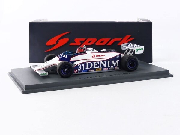 Formule 1 Osella FA1B #31 Belgium GP 1981 - 1:43 - Spark Formule 1 Osella FA1B #31 Belgium GP 1981 - 1:43 - Spark