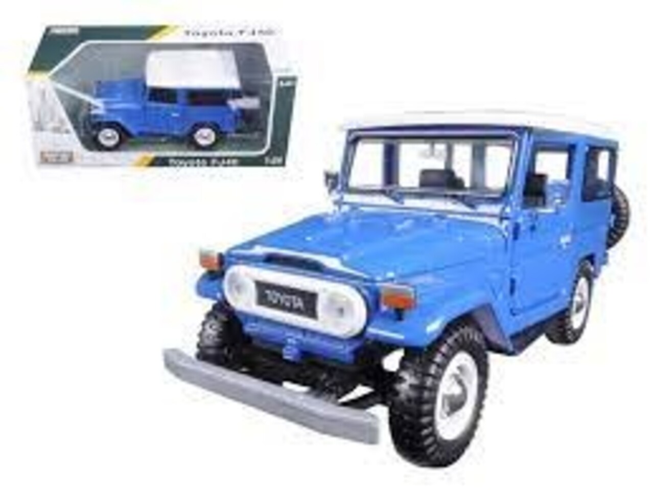 Toyota Toyota FJ40 Land Cruiser Hard Top 1974 - 1:24 - Motor Max Toyota Toyota FJ40 Land Cruiser Hard Top 1974 - 1:24 - Motor Max