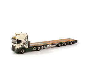 Iveco Iveco S-Way High 4x2 + Megatrailer Flatbed 3 Axle 'Transport KTX' - 1:50 - WSI Models Iveco Iveco S-Way High 4x2 + Megatrailer Flatbed 3 Axle 'Transport KTX' - 1:50 - WSI Models