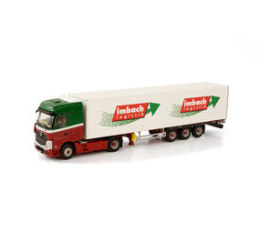 Mercedes-Benz Mercedes-Benz Actros MP5 Big Space 4x2 + Box Semitrailer 3 Axle 'Imbach Logistik' - 1:50 - WSI Models Mercedes-Benz Mercedes-Benz Actros MP5 Big Space 4x2 + Box Semitrailer 3 Axle 'Imbach Logistik' - 1:50 - WSI Models