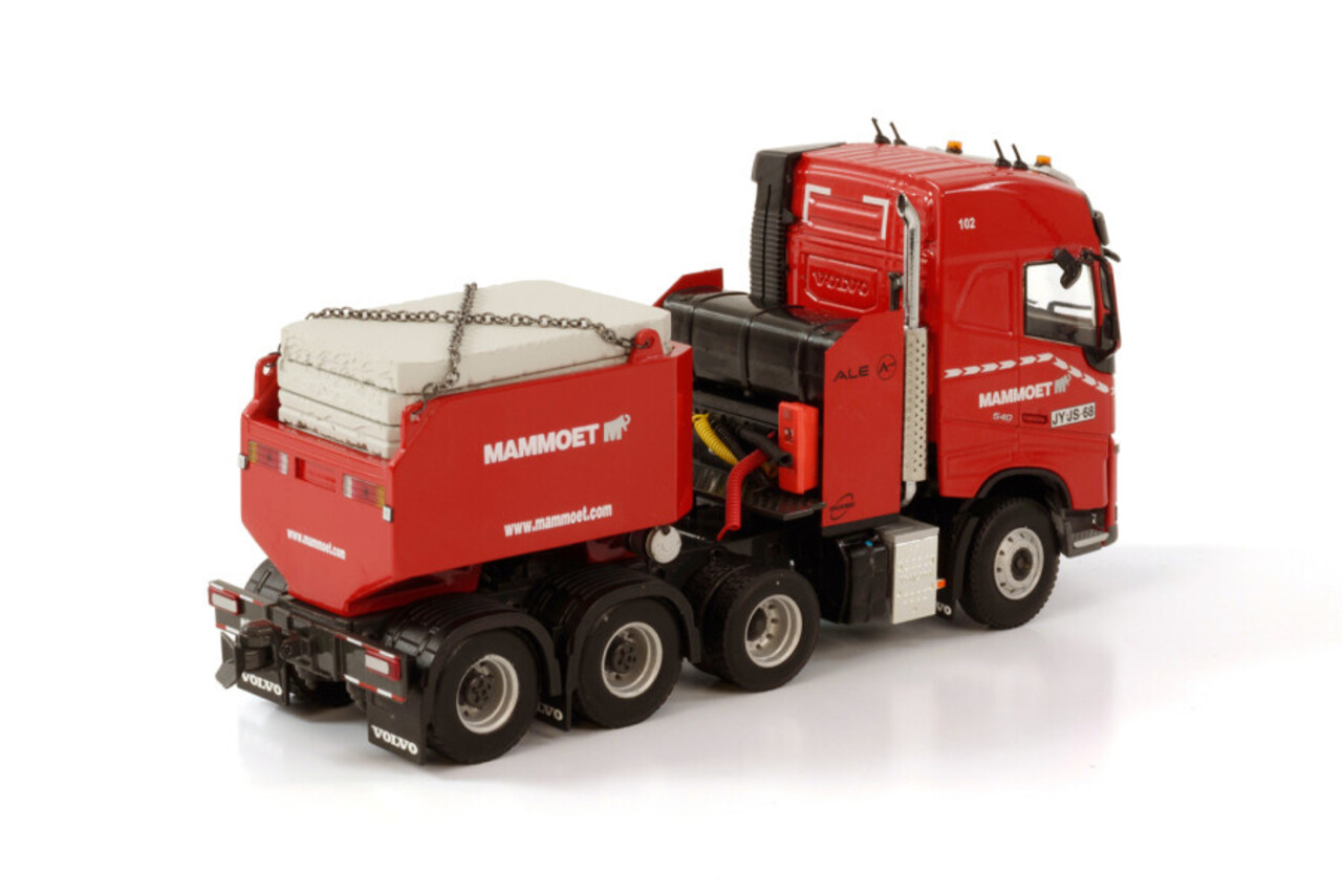 Volvo Volvo FH4 Globetrotter 8x4 + Ballast Box + Stelcon Plates 'Mammoet' - 1:50 - WSI Models Volvo Volvo FH4 Globetrotter 8x4 + Ballast Box + Stelcon Plates 'Mammoet' - 1:50 - WSI Models