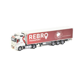 Volvo Volvo FH05 Globetrotter 4x2 + Semi Reefer Trailer 3 Axle  'Rebro Transport' - 1:50 - WSI Models Volvo Volvo FH05 Globetrotter 4x2 + Semi Reefer Trailer 3 Axle  'Rebro Transport' - 1:50 - WSI Models