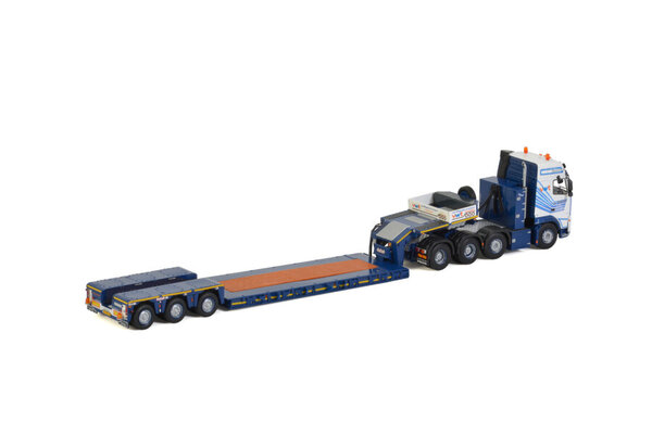 Volvo Volvo FH2 Globetrotter 8x4 + Low Loader 3 Axle 'Van Wijgerden Transport' - 1:50 - WSI Models