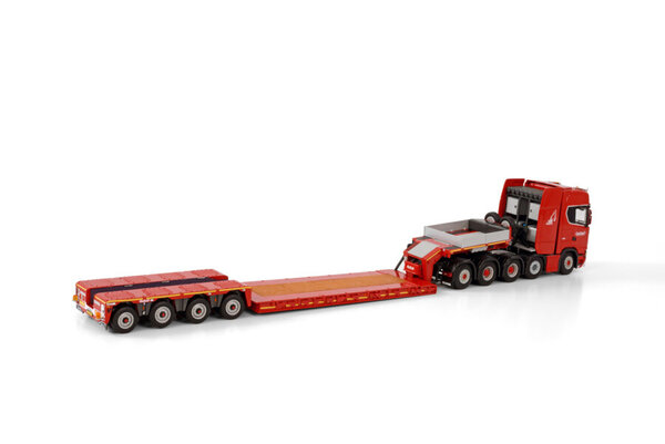 Scania Scania S Highline CS20H 10x4 + Nooteboom Low Loader 4 Axle - 1:50 - WSI Models