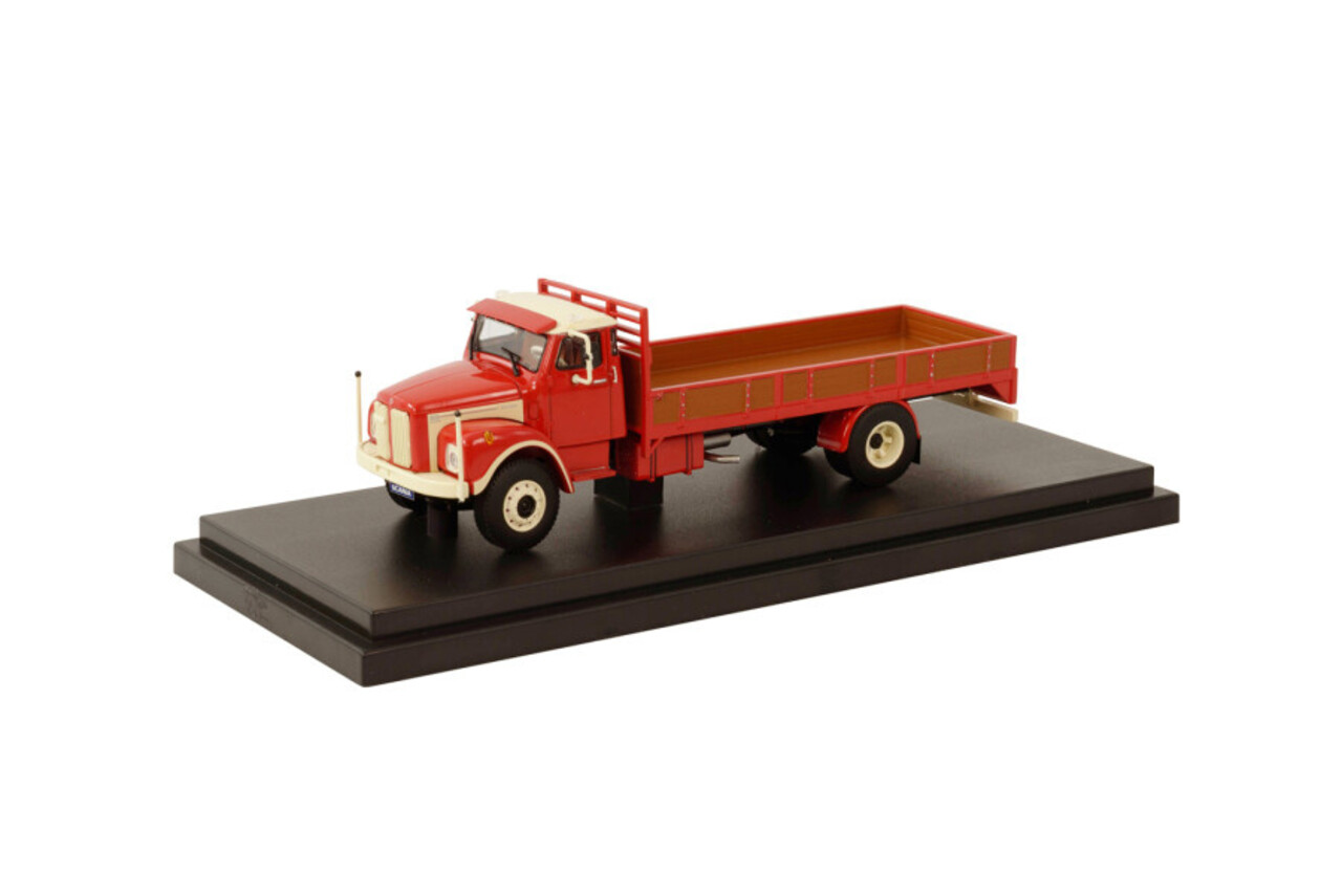 Scania Scania L85 Daycab Torpedo 4x2 Rigid Flat Bed Truck - 1:50 - WSI Models