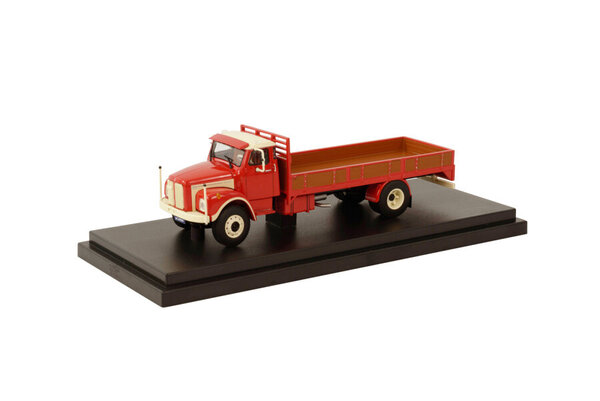Scania Scania L85 Daycab Torpedo 4x2 Rigid Flat Bed Truck - 1:50 - WSI Models