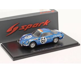 Alpine Alpine A110 #61 24H Le Mans 1968 - 1:43 - Spark Alpine Alpine A110 #61 24H Le Mans 1968 - 1:43 - Spark