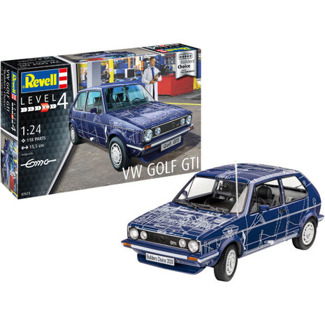 Volkswagen Golf GTI "Builders' Choice" - 1:24 - Revell