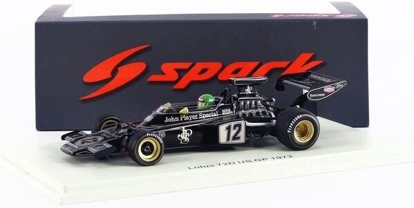 Formule 1 Lotus 72D #12 US GP 1972 - 1:43 - Spark Formule 1 Lotus 72D #12 US GP 1972 - 1:43 - Spark