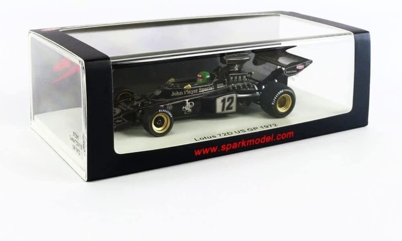 Formule 1 Lotus 72D #12 US GP 1972 - 1:43 - Spark Formule 1 Lotus 72D #12 US GP 1972 - 1:43 - Spark