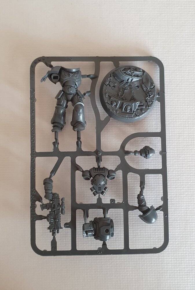 Games workshop Warhammer 40,000 - Painting Demo: Push-fit Primaris Space Marine Intercessor Sprue - 99380101121 - Games workshop