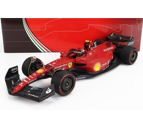 Formule 1 Ferrari  F1-75 Team Scuderia Ferrari #55 2nd GP Bahrain 2022 Carlos Sainz - 1:18 - BBR Formule 1 Ferrari  F1-75 Team Scuderia Ferrari #55 2nd GP Bahrain 2022 Carlos Sainz - 1:18 - BBR