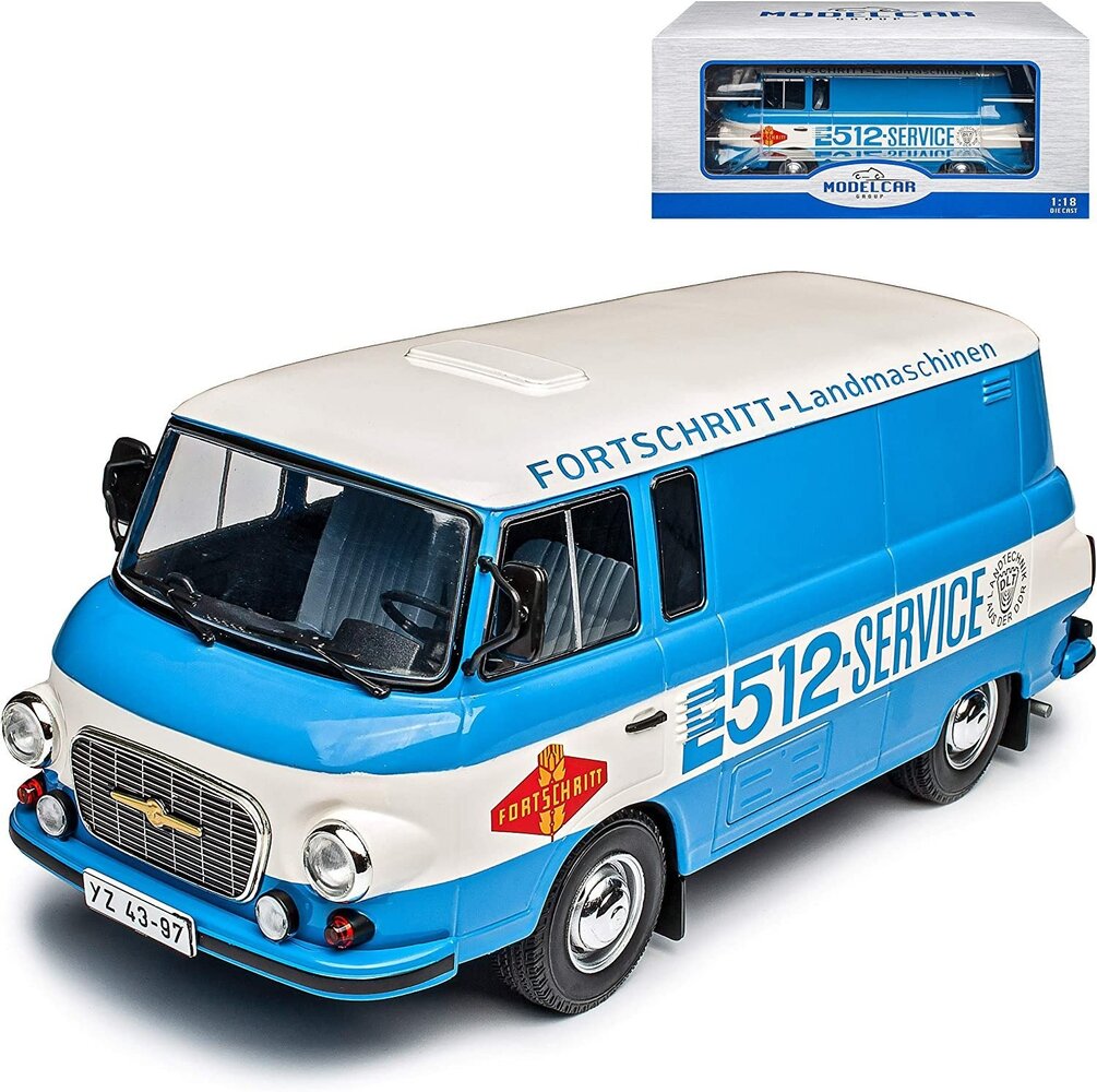 Barkas Barkas B 1000 Box Wagon - 1:18 - Modelcar Group