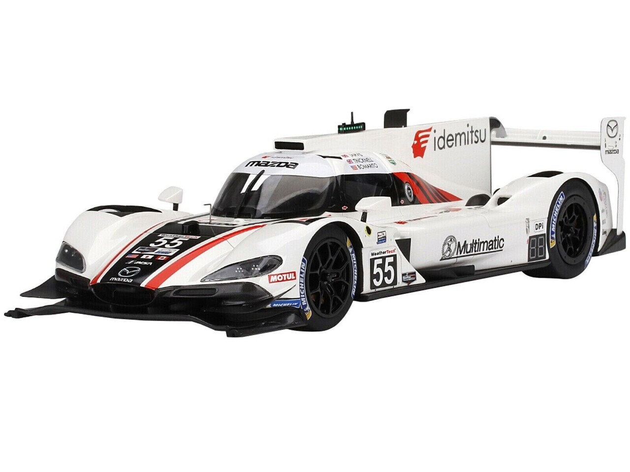 Mazda Mazda RT-24P 2.0L Turbo #55 DPI Team Mazda Motorsports 3rd 24 Daytona 2021 - 1:18 - TrueScale Miniatures Mazda Mazda RT-24P 2.0L Turbo #55 DPI Team Mazda Motorsports 3rd 24 Daytona 2021 - 1:18 - TrueScale Miniatures