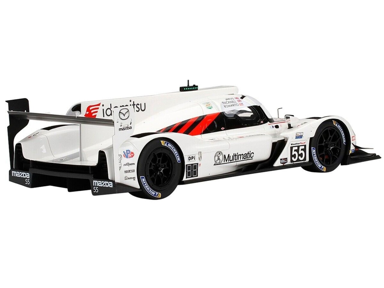 Mazda Mazda RT-24P 2.0L Turbo #55 DPI Team Mazda Motorsports 3rd 24 Daytona 2021 - 1:18 - TrueScale Miniatures Mazda Mazda RT-24P 2.0L Turbo #55 DPI Team Mazda Motorsports 3rd 24 Daytona 2021 - 1:18 - TrueScale Miniatures