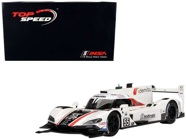 Mazda Mazda RT-24P 2.0L Turbo #55 DPI Team Mazda Motorsports 3rd 24 Daytona 2021 - 1:18 - TrueScale Miniatures Mazda Mazda RT-24P 2.0L Turbo #55 DPI Team Mazda Motorsports 3rd 24 Daytona 2021 - 1:18 - TrueScale Miniatures