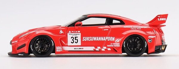 Nissan Nissan GT-RR (R35) #35 Liberty Walk 2016 - 1:43 - TrueScale Miniatures Nissan Nissan GT-RR (R35) #35 Liberty Walk 2016 - 1:43 - TrueScale Miniatures