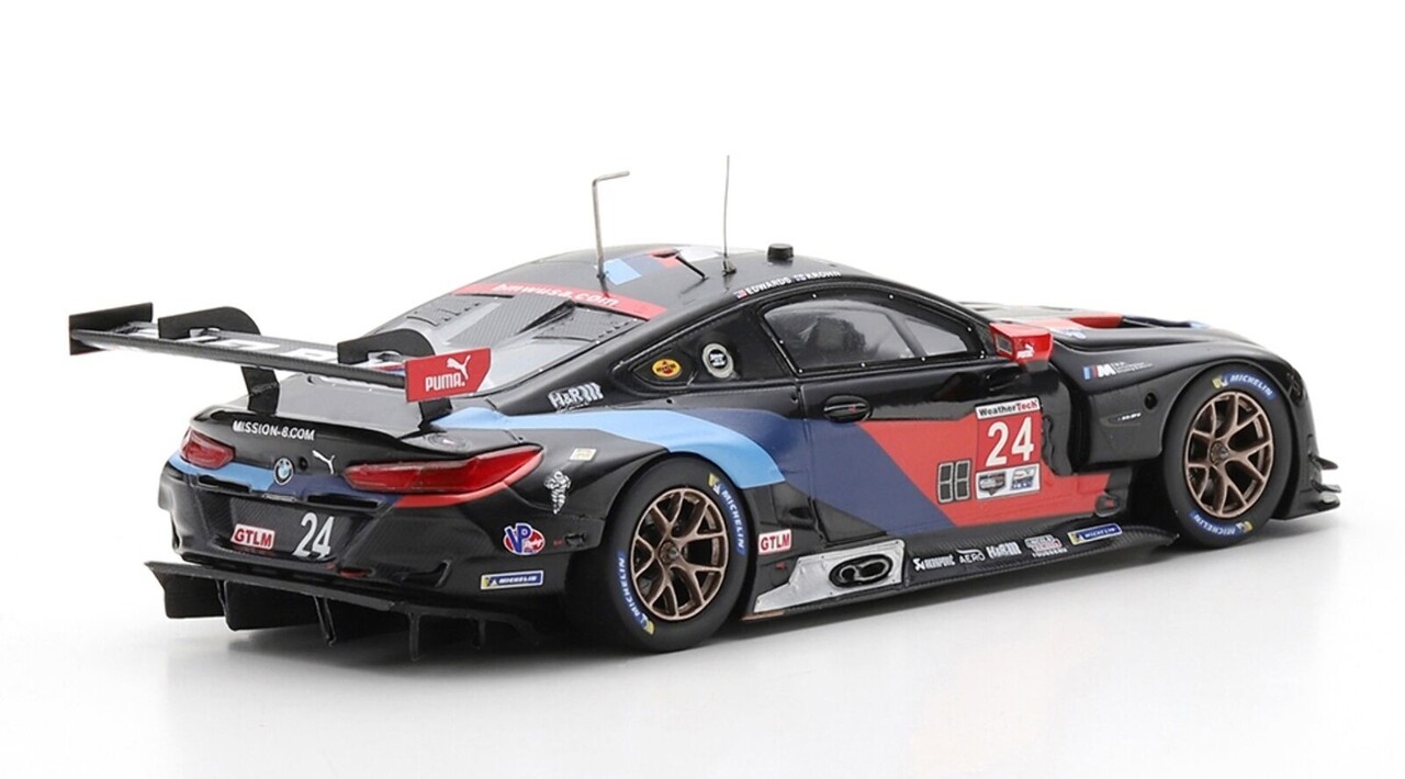 BMW BMW 8-Series M8 GTE #24 Team RLL BMW 2nd GTLM Class Laguna Seca 2019 - 1:43 - TrueScale Miniatures BMW BMW 8-Series M8 GTE #24 Team RLL BMW 2nd GTLM Class Laguna Seca 2019 - 1:43 - TrueScale Miniatures