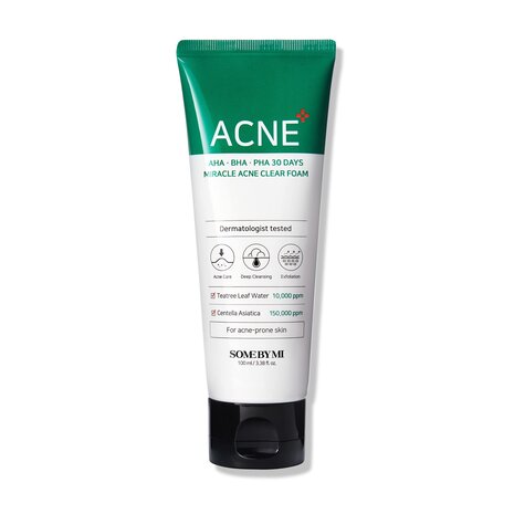 Some by Mi Some By Mi - AHA BHA PHA 30 Days Miracle Acne Clear Foam - 100 ml Some by Mi Some By Mi - AHA BHA PHA 30 Days Miracle Acne Clear Foam - 100 ml