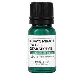 Some by Mi Some By Mi - 30 Days Miracle Tea Tree Clear Spot Oil (Tea Tree Oil 140,000 ppm) - 10 ml Some by Mi Some By Mi - 30 Days Miracle Tea Tree Clear Spot Oil (Tea Tree Oil 140,000 ppm) - 10 ml