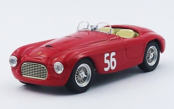 Ferrari Ferrari 166MM Barchetta Spider #56 Winner Vermicino - Rocca di Papa (Italy) 1949 - 1:43 - Art Model Ferrari Ferrari 166MM Barchetta Spider #56 Winner Vermicino - Rocca di Papa (Italy) 1949 - 1:43 - Art Model