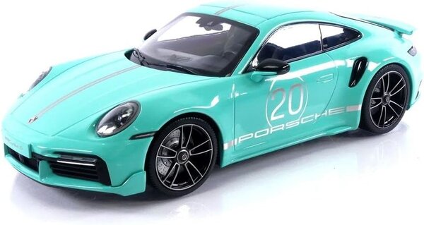 Porsche Porsche 911 Turbo S Sport Design Package 2021 - 1:18 - Minichamps
