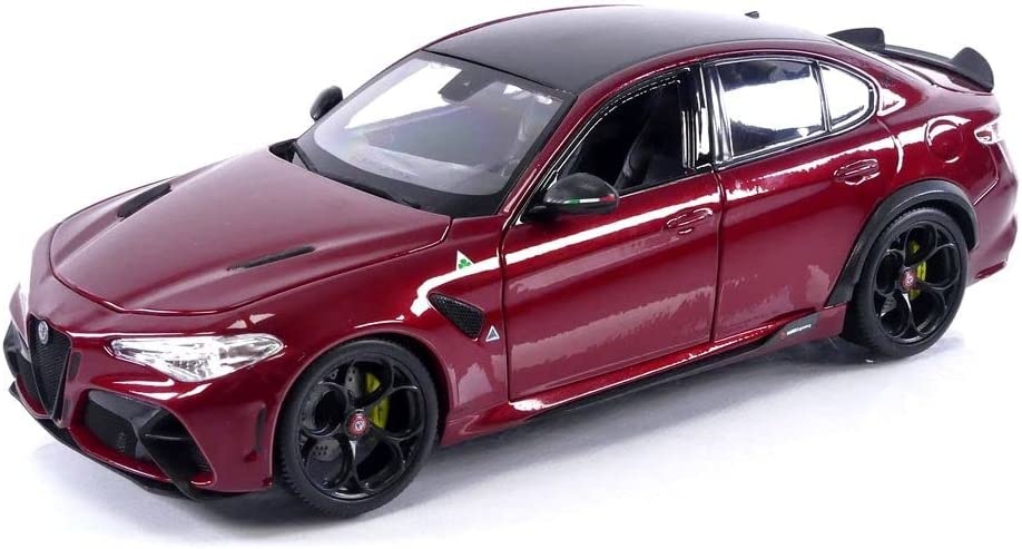 Bburago 1:18 Alfa Romeo 2020 Giulia GTA rouge modèle de voiture moulé