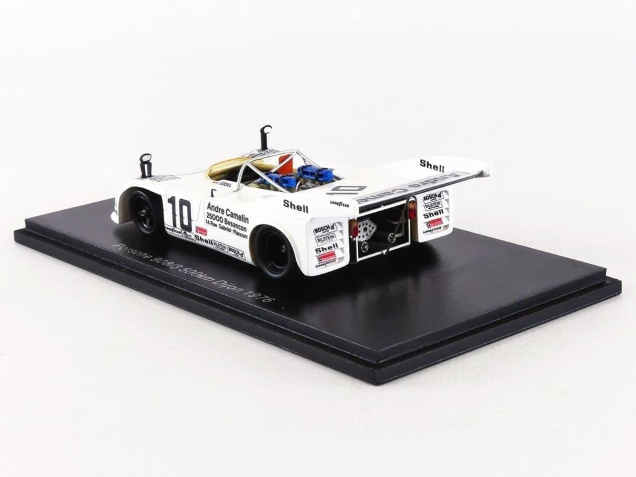 Porsche Porsche 908/3 #10 500km Dijon 1976 - 1:43 - Spark