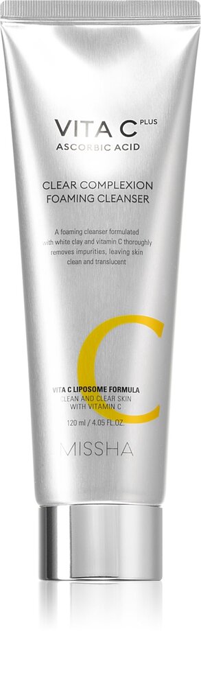 Missha Missha - Vita C Plus Ascorbic Acid Clear Complexion Foaming Cleanser - 120 ml Missha Missha - Vita C Plus Ascorbic Acid Clear Complexion Foaming Cleanser - 120 ml