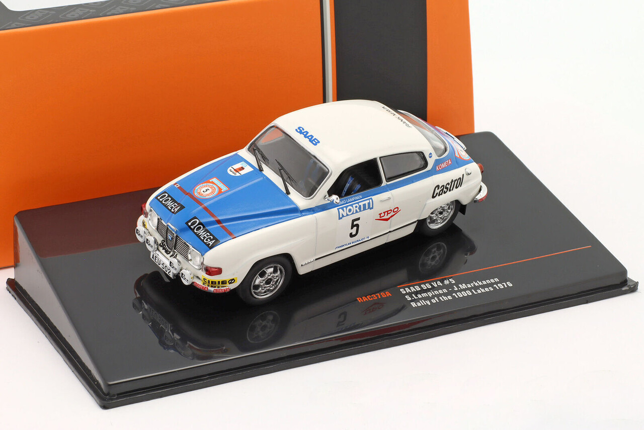 Saab Saab 96 V4 #5 Rally of the 1000 Lakes 1976 - 1:43 - IXO Models Saab Saab 96 V4 #5 Rally of the 1000 Lakes 1976 - 1:43 - IXO Models
