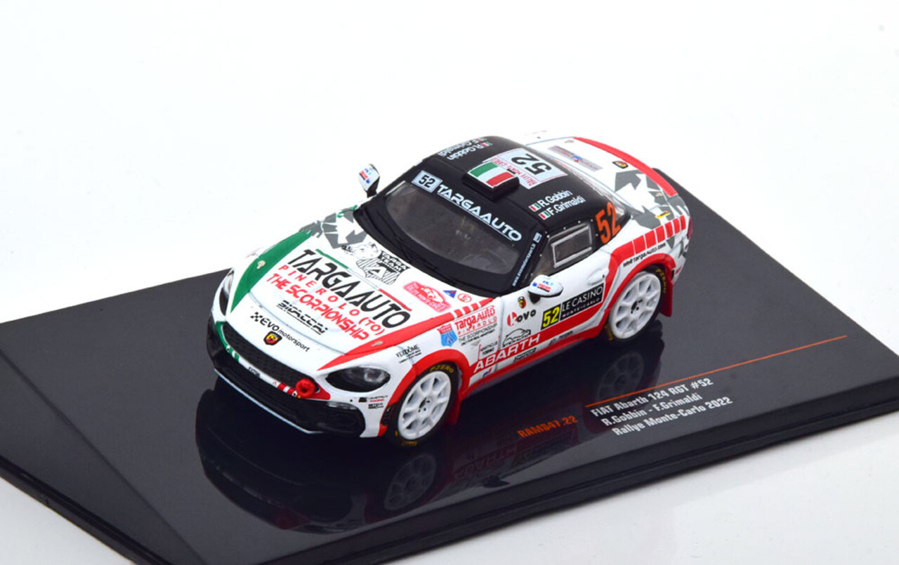 Fiat Fiat Abarth 124 RGT #52 Rally WM Rally Monte Carlo 2022 - 1:43 - IXO Models