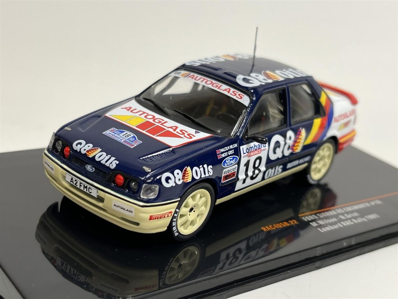 Ford Ford Sierra RS Cosworth #18 Q8 Rally WM RAC Rally 1991 - 1:43 - IXO Models