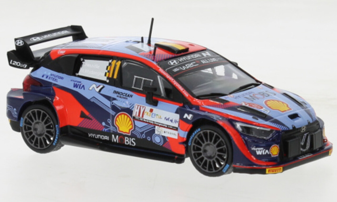 Hyundai Hyundai i20 N Rally 1 #11 Rally WM Rally Croatia 2022  - 1:43 - IXO Models Hyundai Hyundai i20 N Rally 1 #11 Rally WM Rally Croatia 2022  - 1:43 - IXO Models