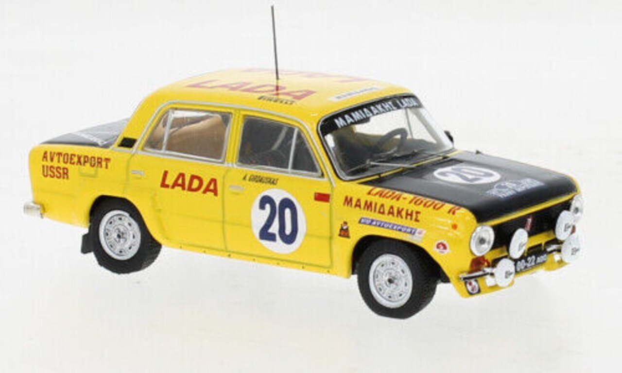 Lada Lada 1600 R #20 Rally WM Rally Acropolis 1978 - 1:43 - IXO Models Lada Lada 1600 R #20 Rally WM Rally Acropolis 1978 - 1:43 - IXO Models