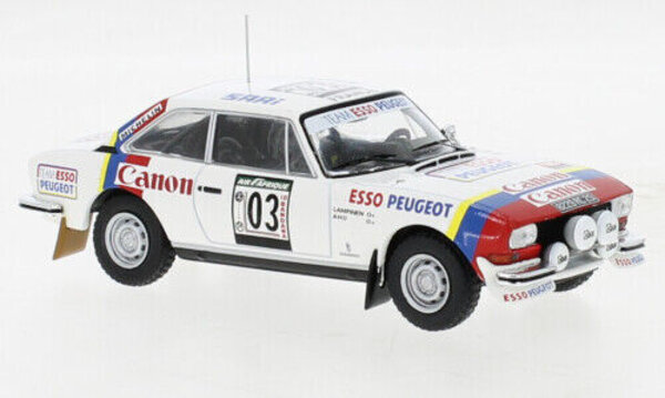 Peugeot Peugeot 504 Coupe V6 #3 Rally WM Rally Côte d'Ivoire 1978 - 1:43 - IXO Models Peugeot Peugeot 504 Coupe V6 #3 Rally WM Rally Côte d'Ivoire 1978 - 1:43 - IXO Models