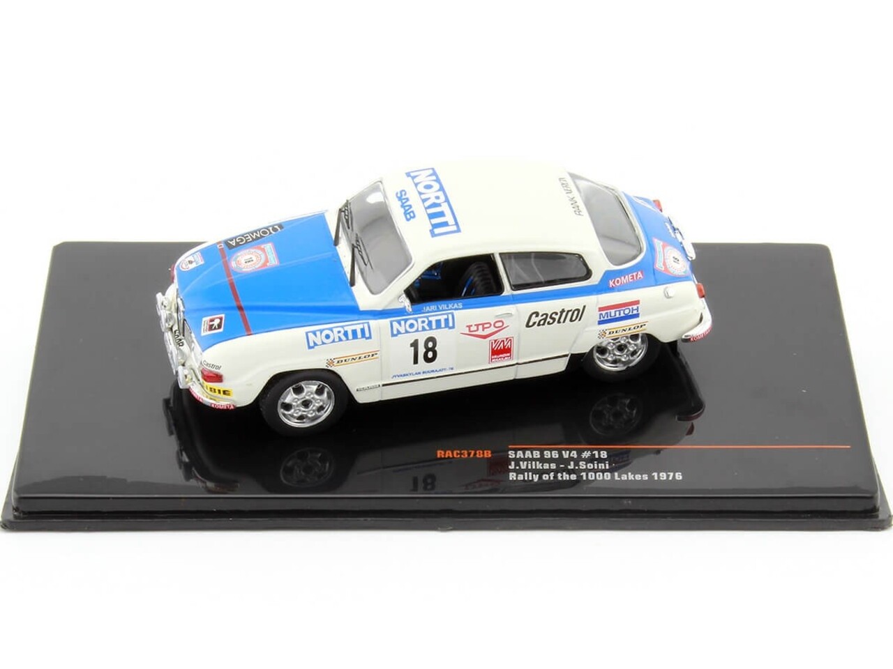 Saab Saab 96 V4 #18 Rally of the 1000 Lakes 1976 - 1:43 - IXO Models Saab Saab 96 V4 #18 Rally of the 1000 Lakes 1976 - 1:43 - IXO Models