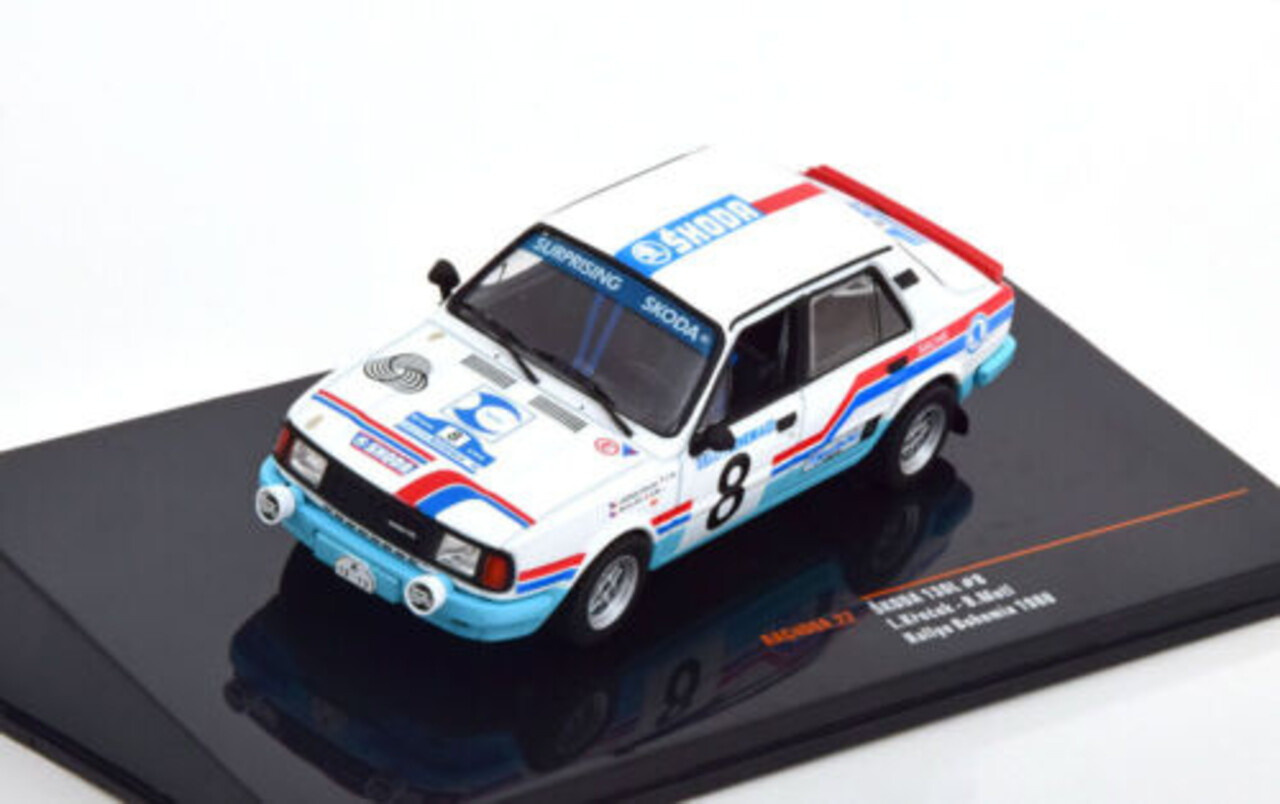 Skoda Skoda 130L #8 Rally Bohemia 1988 - 1:43 - IXO Models Skoda Skoda 130L #8 Rally Bohemia 1988 - 1:43 - IXO Models