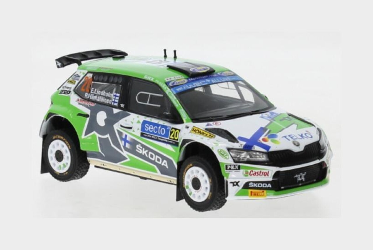 Skoda Skoda  Fabia Rally 2 Evo #20 Rally WM Rally Finland 2022 - 1:43 - IXO Models Skoda Skoda  Fabia Rally 2 Evo #20 Rally WM Rally Finland 2022 - 1:43 - IXO Models