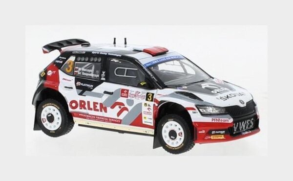 Skoda Skoda  Fabia Rally 2 Evo #3 Rally WM Rally Poland 2022 - 1:43 - IXO Models Skoda Skoda  Fabia Rally 2 Evo #3 Rally WM Rally Poland 2022 - 1:43 - IXO Models