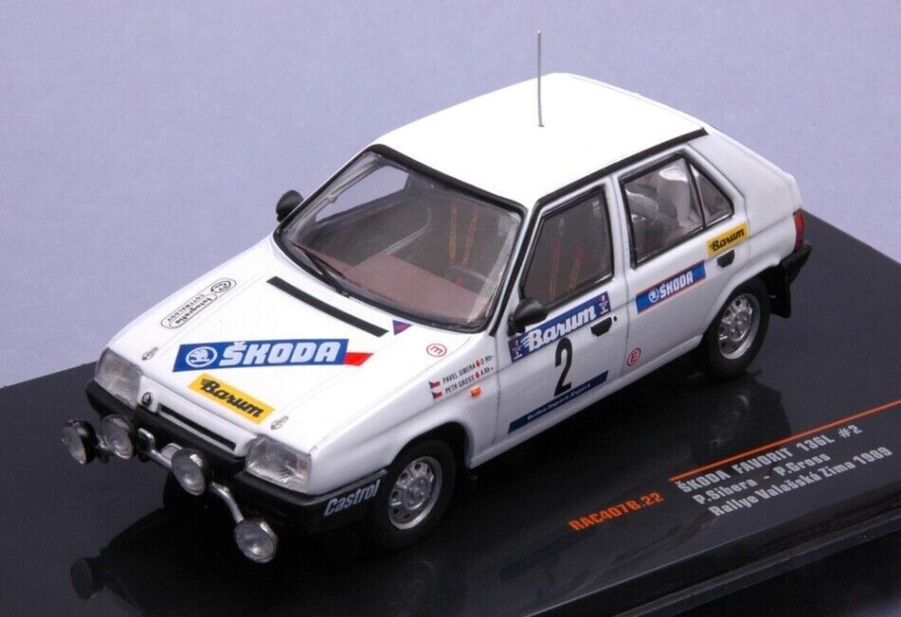 Skoda Skoda  Favorit 136L #2 Rally Valasská Zima CZ 1989 - 1:43 - IXO Models