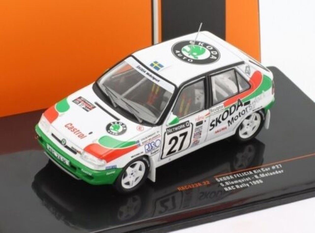 Skoda Skoda Felicia Kit Car #27 Rally WM RAC Rally 1996 - 1:43 - IXO Models