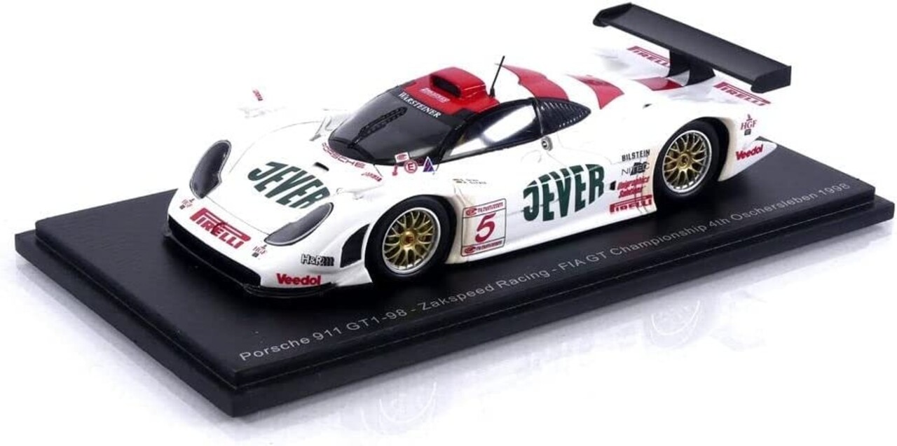 Porsche Porsche 911 GT1-98 Zakspeed Racing #5 FIA GT Championship 4th Oschersleben 1998 - 1:43 - Spark