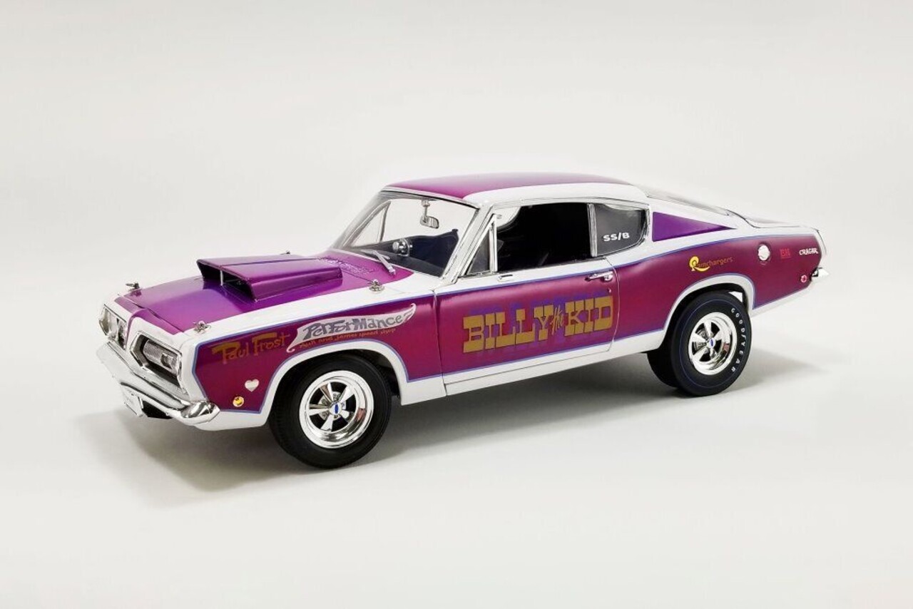 Plymouth Plymouth Barracuda Hemi Billy the Kid Coupe 1968 - 1:18 - ACME Plymouth Plymouth Barracuda Hemi Billy the Kid Coupe 1968 - 1:18 - ACME