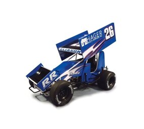 Ford Ford USA #26 Team Rudeen Racing Sprint Car Season 2021 - 1:18 - ACME Ford Ford USA #26 Team Rudeen Racing Sprint Car Season 2021 - 1:18 - ACME