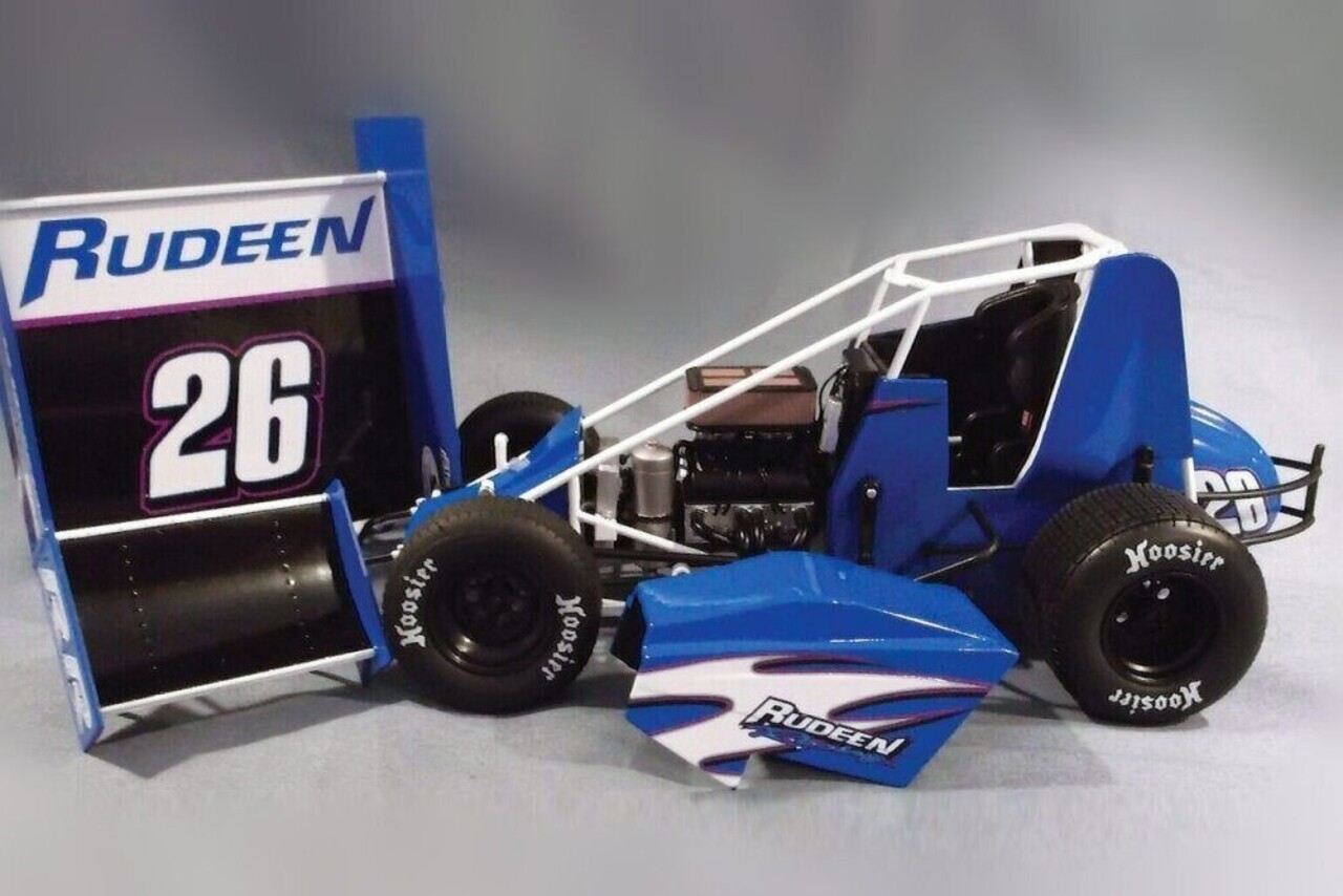 Ford Ford USA #26 Team Rudeen Racing Sprint Car Season 2021 - 1:18 - ACME Ford Ford USA #26 Team Rudeen Racing Sprint Car Season 2021 - 1:18 - ACME