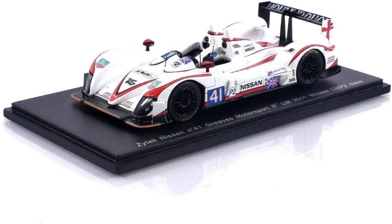 Zytek Zytek Nissan Greaves Motorsport #41 Le Mans LMP2 Class Winner 2011 - 1:43 - Spark Zytek Zytek Nissan Greaves Motorsport #41 Le Mans LMP2 Class Winner 2011 - 1:43 - Spark