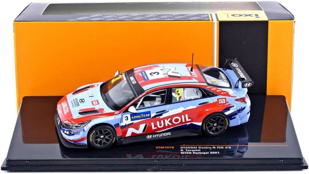 Hyundai Hyundai Elantra N TCR #3 WTCR Portugal 2021 - 1:43 - IXO Models Hyundai Hyundai Elantra N TCR #3 WTCR Portugal 2021 - 1:43 - IXO Models