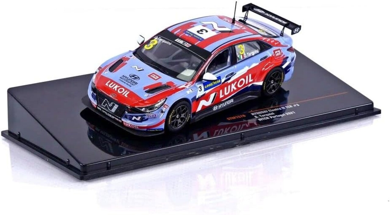 Hyundai Hyundai Elantra N TCR #3 WTCR Portugal 2021 - 1:43 - IXO Models Hyundai Hyundai Elantra N TCR #3 WTCR Portugal 2021 - 1:43 - IXO Models