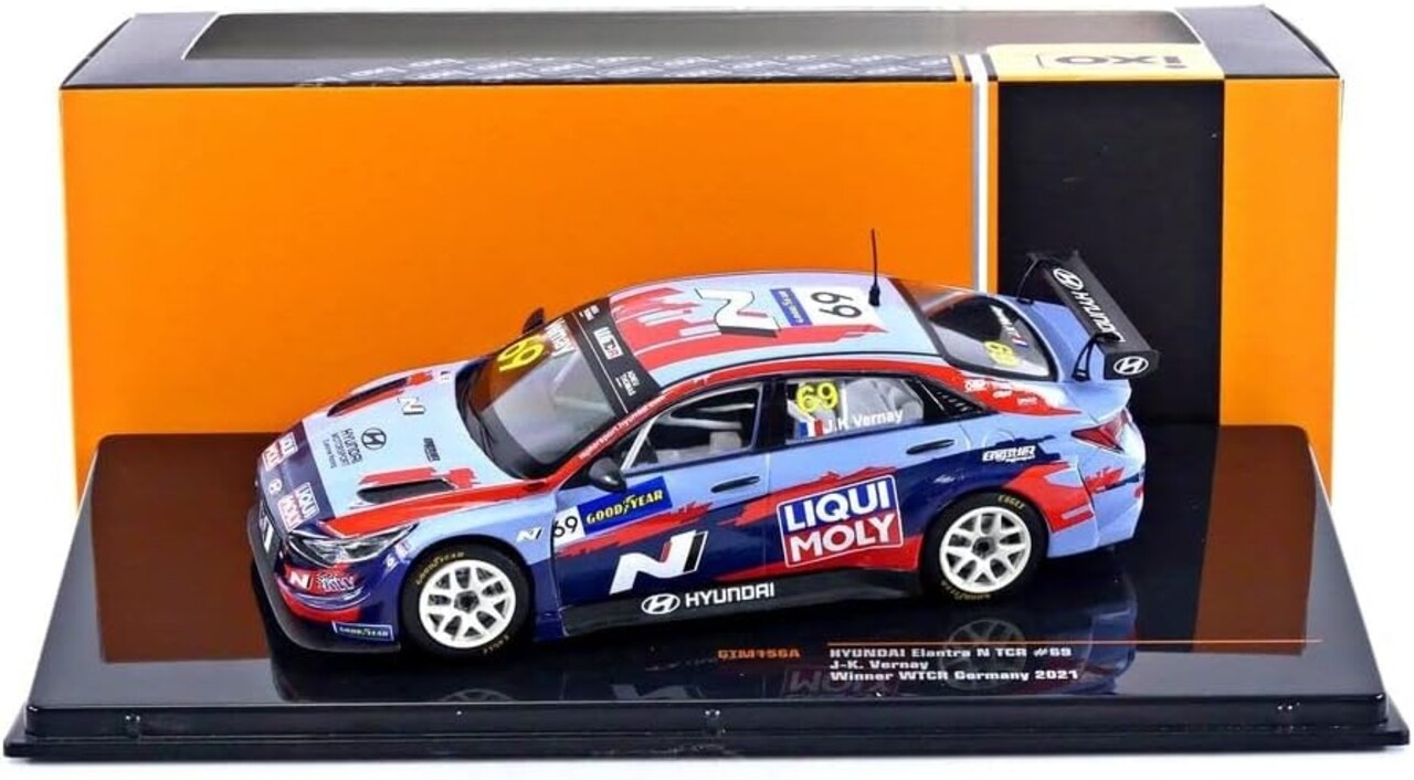 Hyundai Hyundai Elantra N TCR #69 Winner WTCR Germany 2021 - 1:43 - IXO Models Hyundai Hyundai Elantra N TCR #69 Winner WTCR Germany 2021 - 1:43 - IXO Models