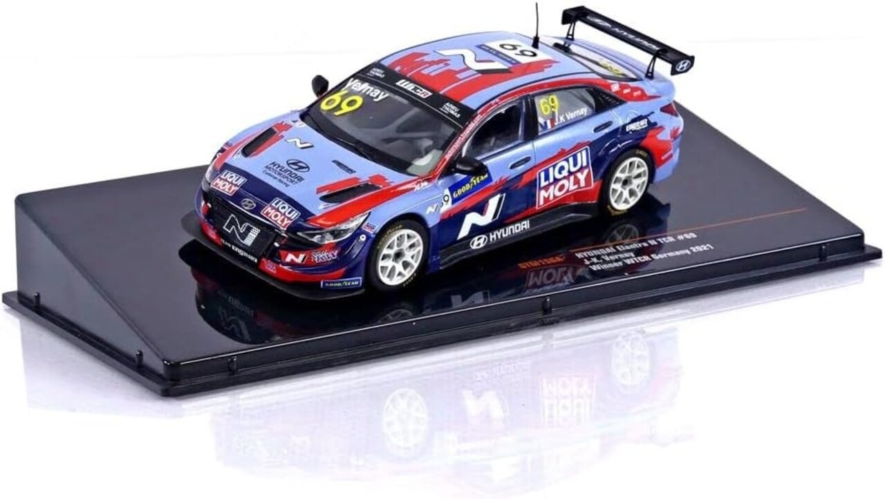 Hyundai Hyundai Elantra N TCR #69 Winner WTCR Germany 2021 - 1:43 - IXO Models Hyundai Hyundai Elantra N TCR #69 Winner WTCR Germany 2021 - 1:43 - IXO Models